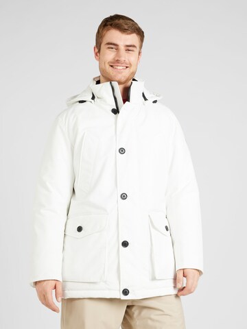 Parka d’hiver 'Osiass' BOSS en blanc : devant