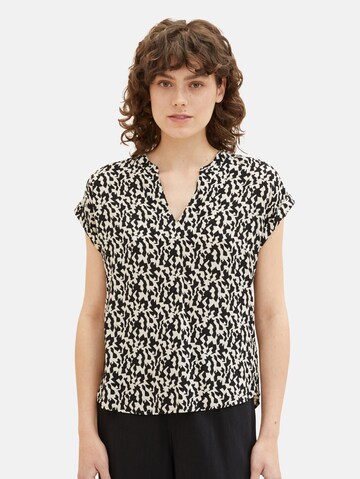 TOM TAILOR Blouse in Black: front