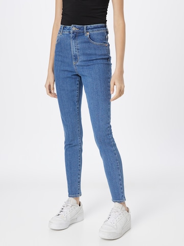 Abrand Skinny Jeans i blå: framsida