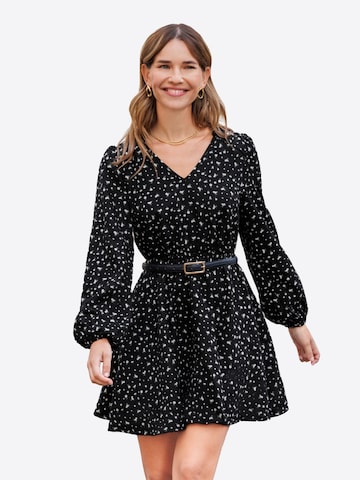 Cupshe Summer dress 'Little Daisy' in Black: front