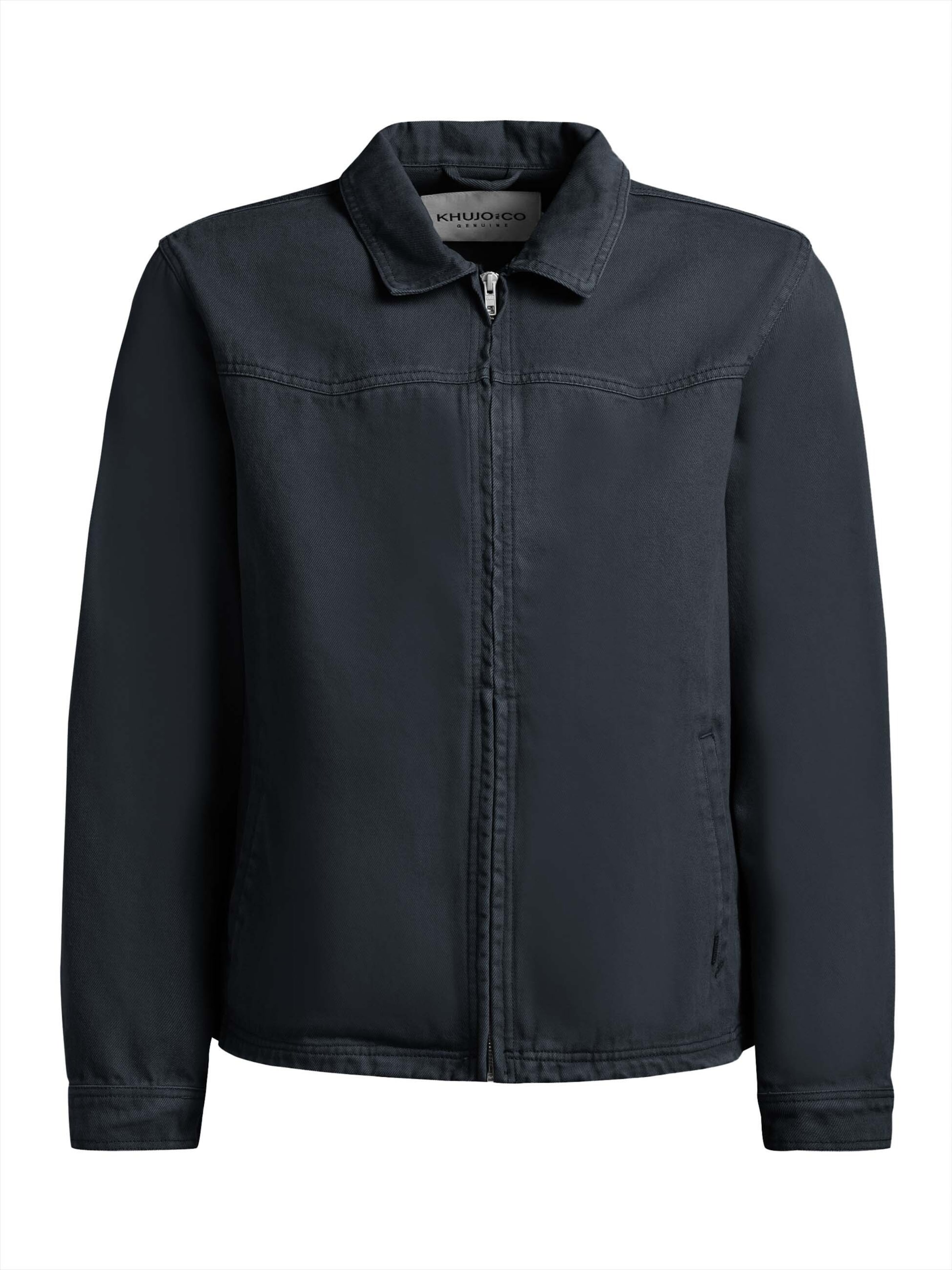 khujo Between-season jacket 'Reilly' in Blue: front