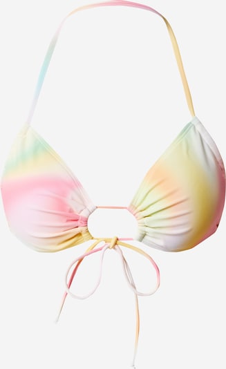 VIERVIER Bikinioverdel 'Elaina' i lysegul / mint / pink, Produktvisning
