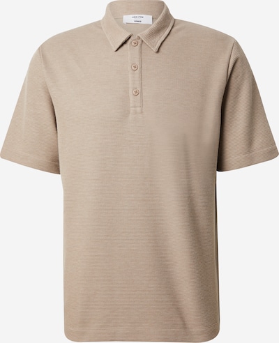 DAN FOX APPAREL T-Shirt 'Aaron' in dunkelbeige, Produktansicht