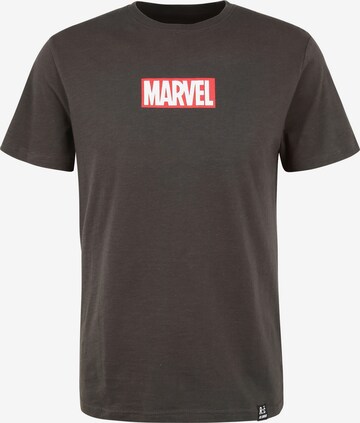 Recovered Shirt 'Marvel' in Grey: front