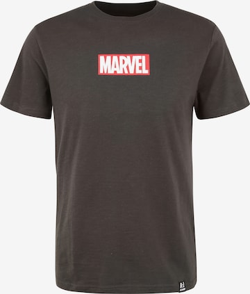 Recovered Shirt 'Marvel' in Grijs: voorkant