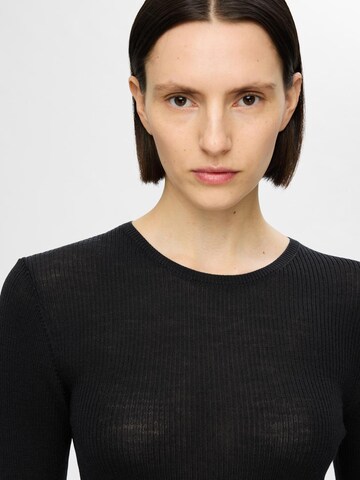 Pull-over 'SLFNaja' SELECTED FEMME en noir