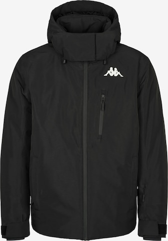 KAPPA Talvitakki ' Ski Jacket ' värissä musta: etupuoli