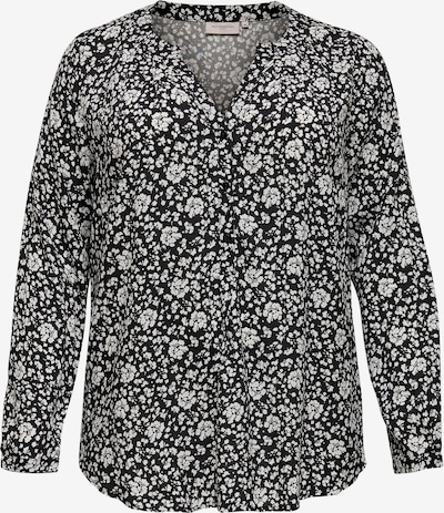 ONLY Carmakoma Bluse in schwarz / weiß, Produktansicht
