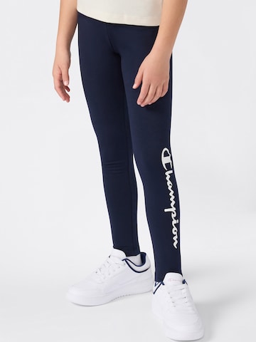 Champion Authentic Athletic Apparel Skinny Leggings in Blue: front