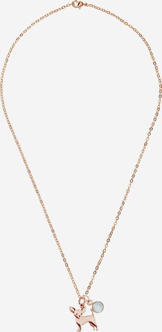 Gemshine Necklace in Gold: front