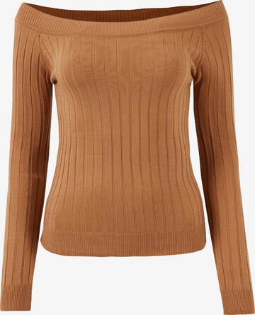 LELA Sweater 'Lela' in Brown: front