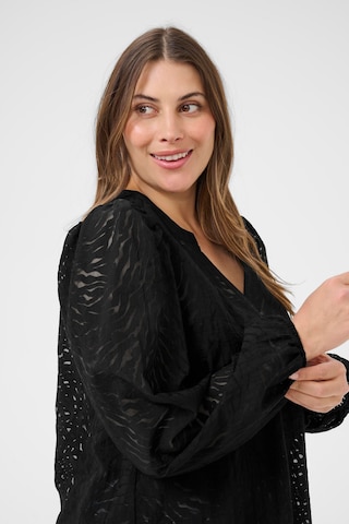 Chemisier 'Vianna' KAFFE CURVE en noir