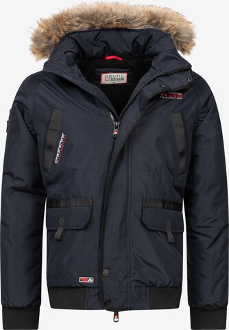 Arctic Seven Winter Jacket 'Arthuro' in Blue: front