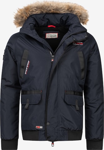 Veste d’hiver 'Arthuro' Arctic Seven en bleu : devant