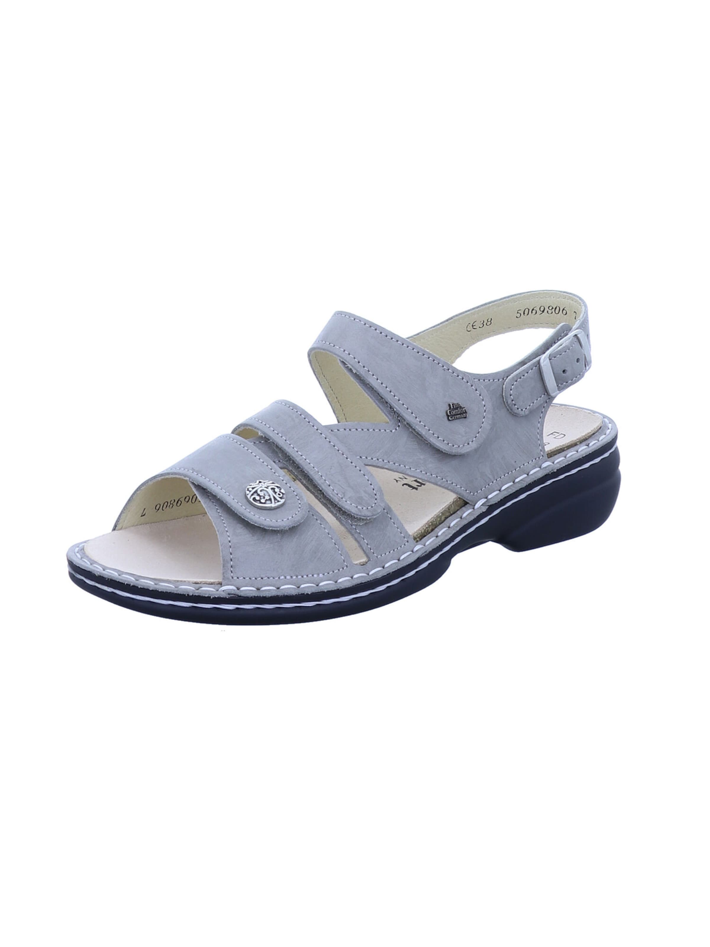 Finn Comfort Sandals 'Gomera' in Grey: front