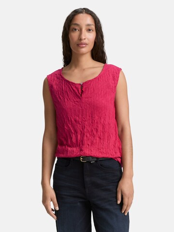 TOM TAILOR Top in Rood: voorkant