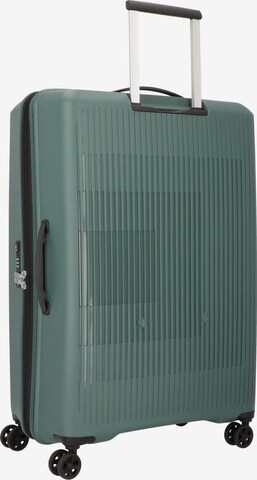 American Tourister Trolley 'Aerostep' in Groen