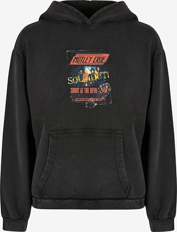 Sweat-shirt 'Motley Crue - SATD Tour' Merchcode en noir : devant