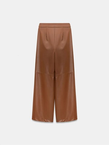 Wide Leg Pantalon Dilvin en marron