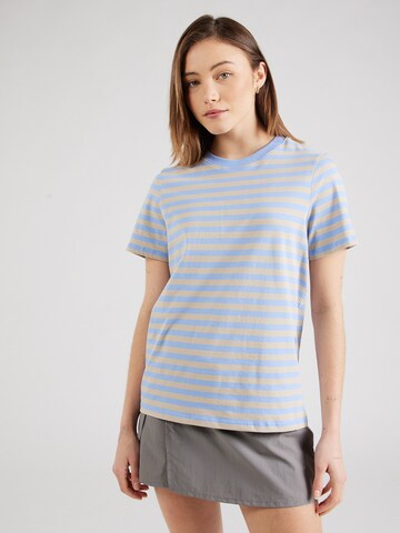 PIECES Shirt 'RIA' in Blauw: voorkant