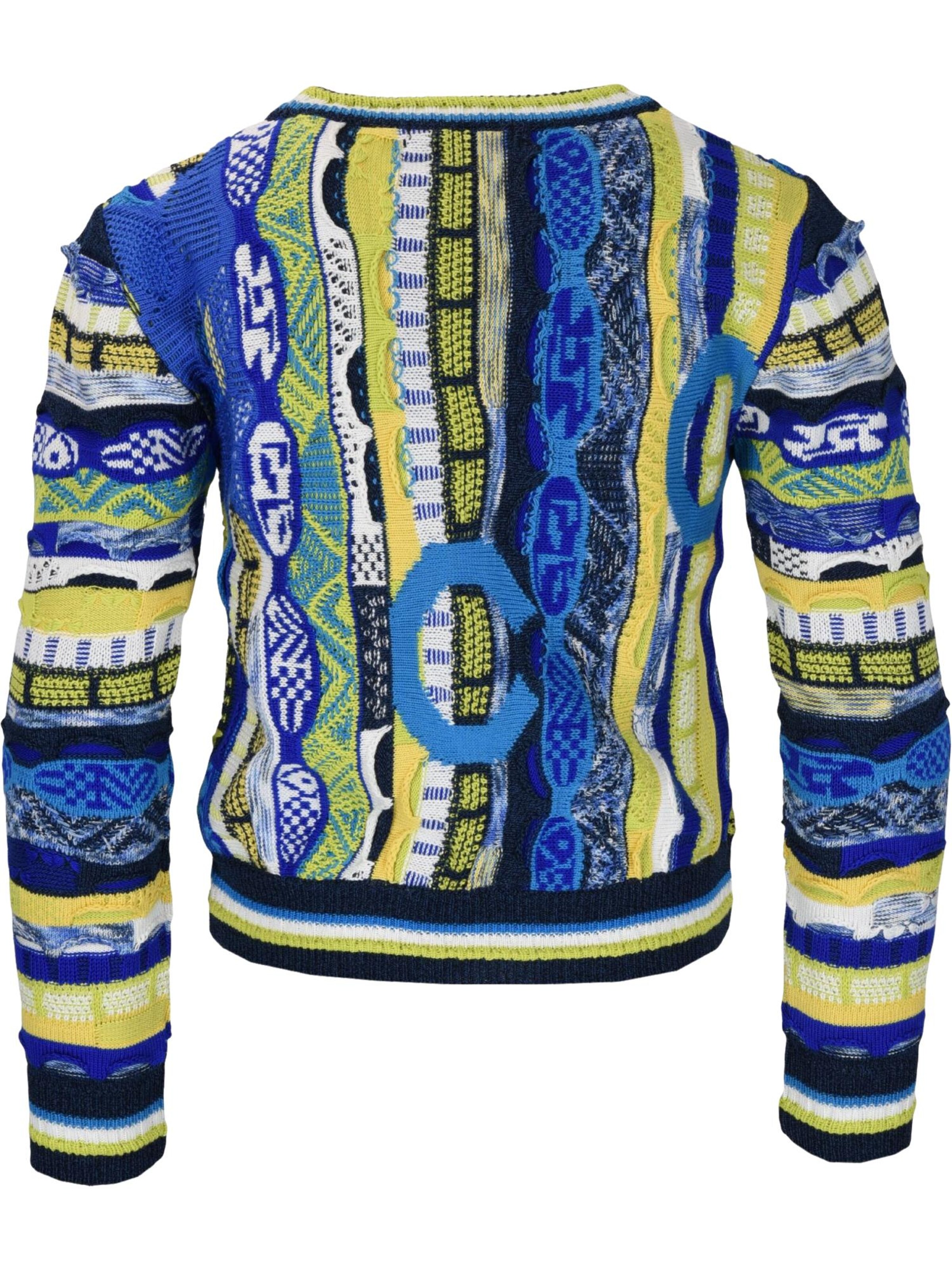 Pull-over 'Casazza' Carlo Colucci en mélange de couleurs