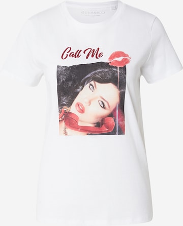 GUESSMajica 'CALL ME EASY' - bijela boja: prednji dio