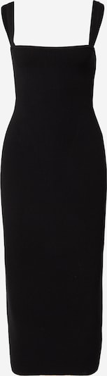 ABOUT YOU x Chiara Biasi Gebreide jurk 'Rea' in de kleur Zwart, Productweergave