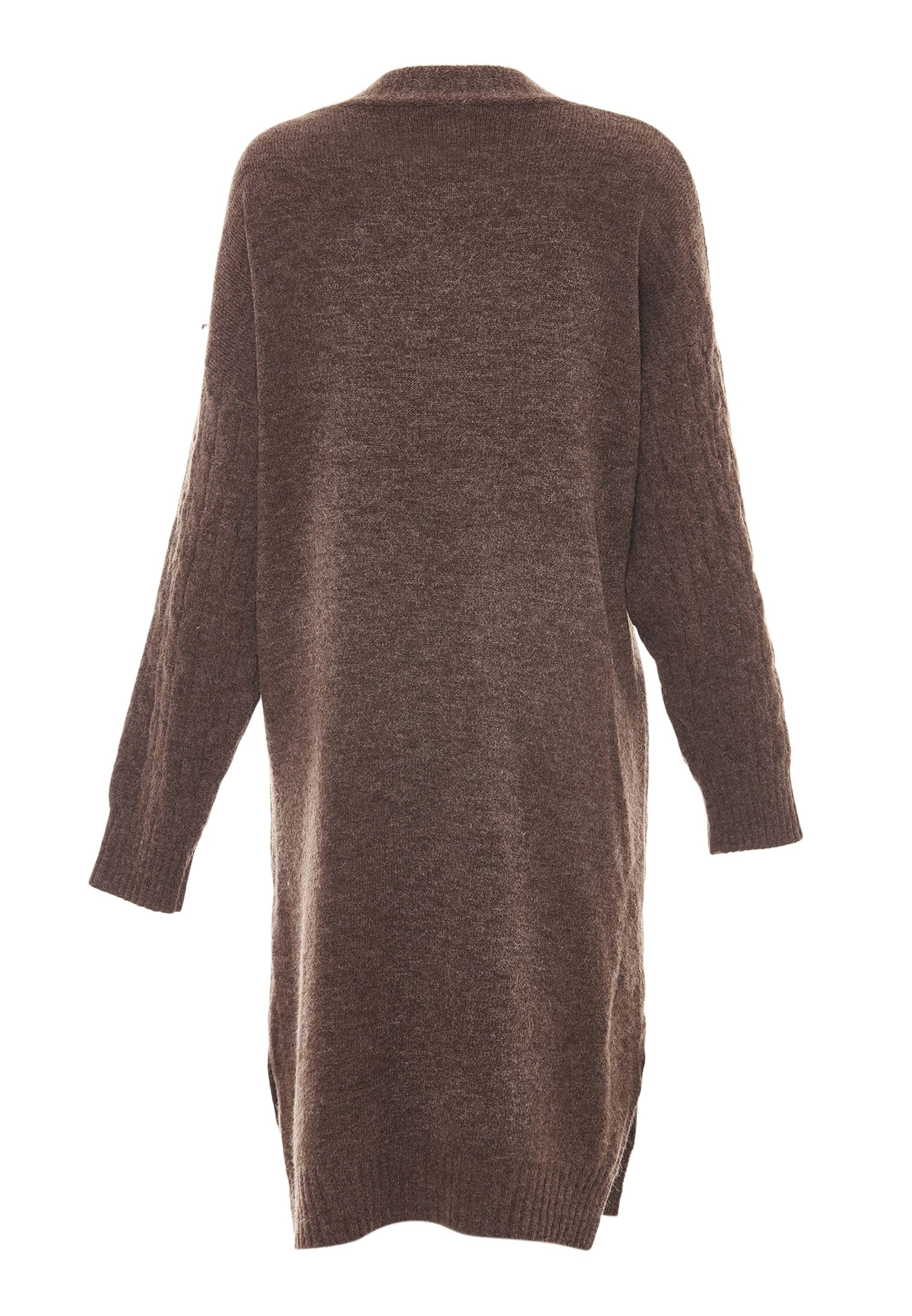 Tanuna - Casaco de malha em castanho