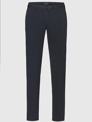 Hiltl Chino Pants 'Tavi - Casual Gabardine' in Blue: front