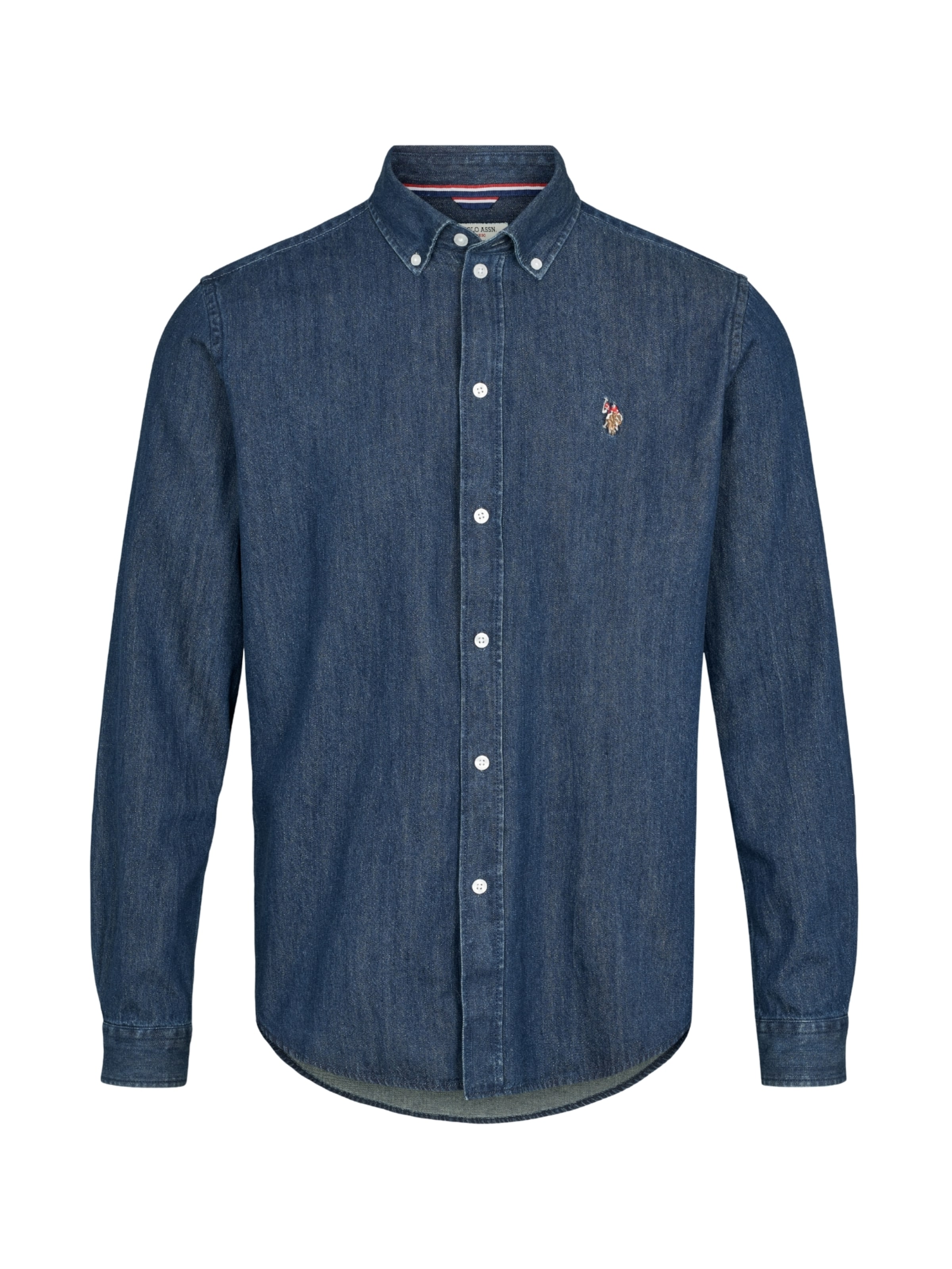 U.S. POLO ASSN. Regular fit Overhemd 'Craig' in Blauw: voorkant