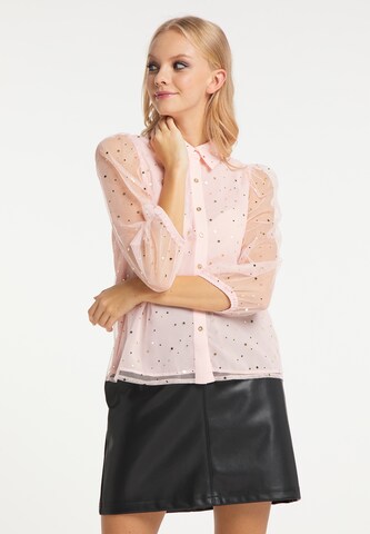 myMo at night Blouse in Pink: front