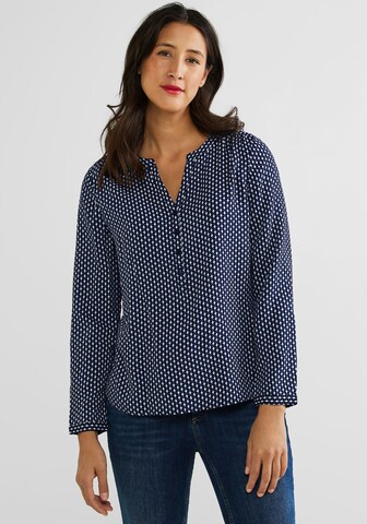 STREET ONE Blouse in Blue: front