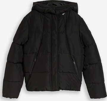 TOM TAILOR Winter jacket in Black: front