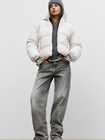 Giacca invernale 'PACIFIC' di Pull&Bear in bianco