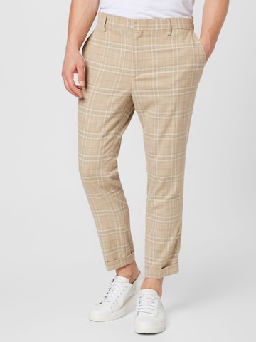 BURTON MENSWEAR LONDON - Tapered Calças chino em bege: frente