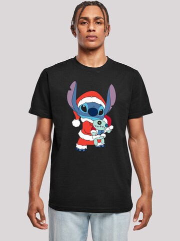 Maglietta 'Disney Lilo & Stitch Christmas' di F4NT4STIC in nero