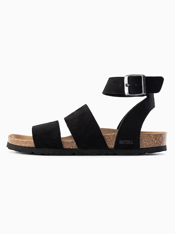 Bayton Sandal 'Soria' i svart: framsida