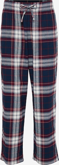 Pižaminės kelnės iš HOLLISTER, spalva – tamsiai mėlyna jūros spalva / vyno raudona spalva / balta, Prekių apžvalga