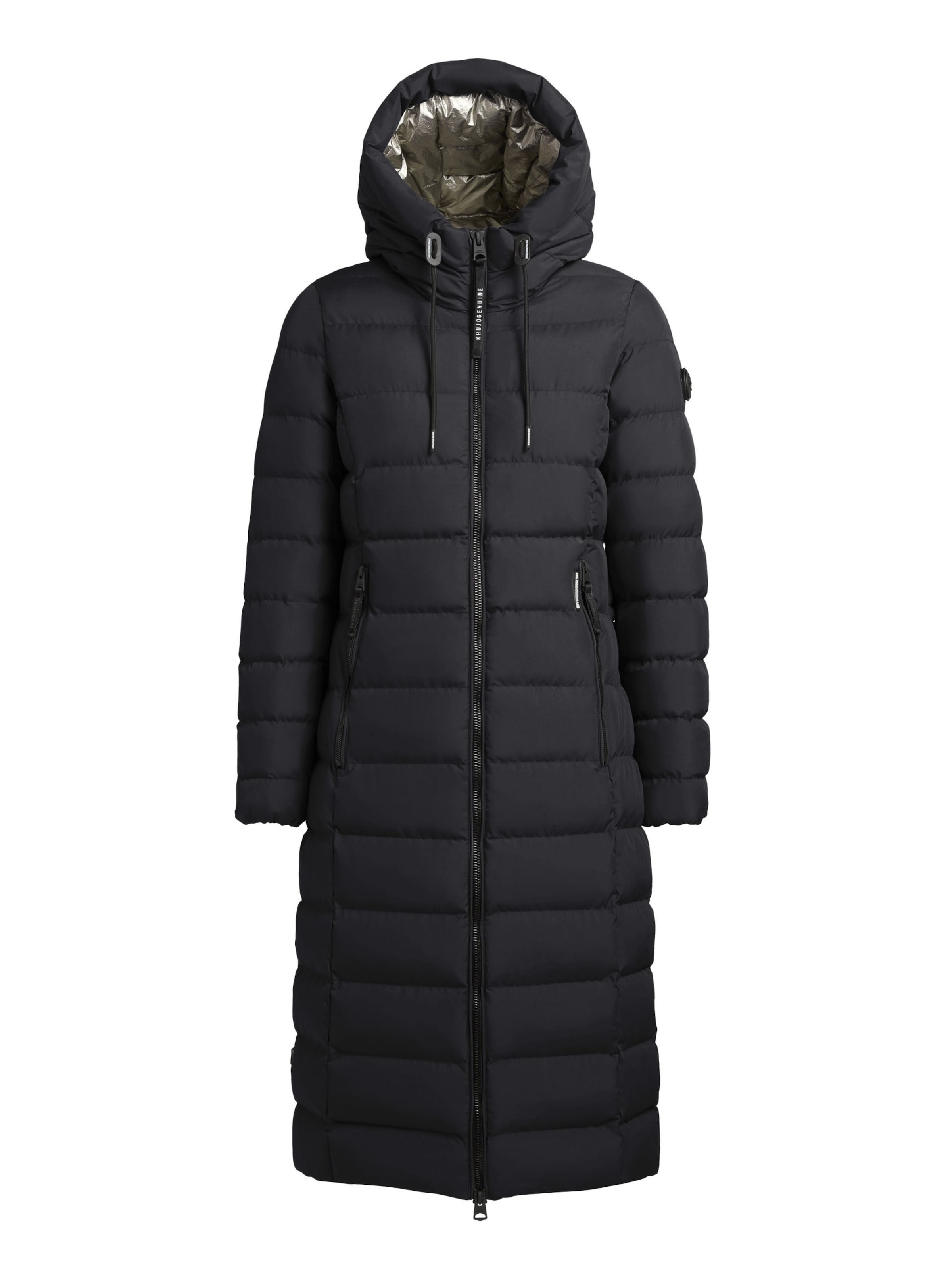khujo Zimní kabát 'Simmie' – černá: přední strana