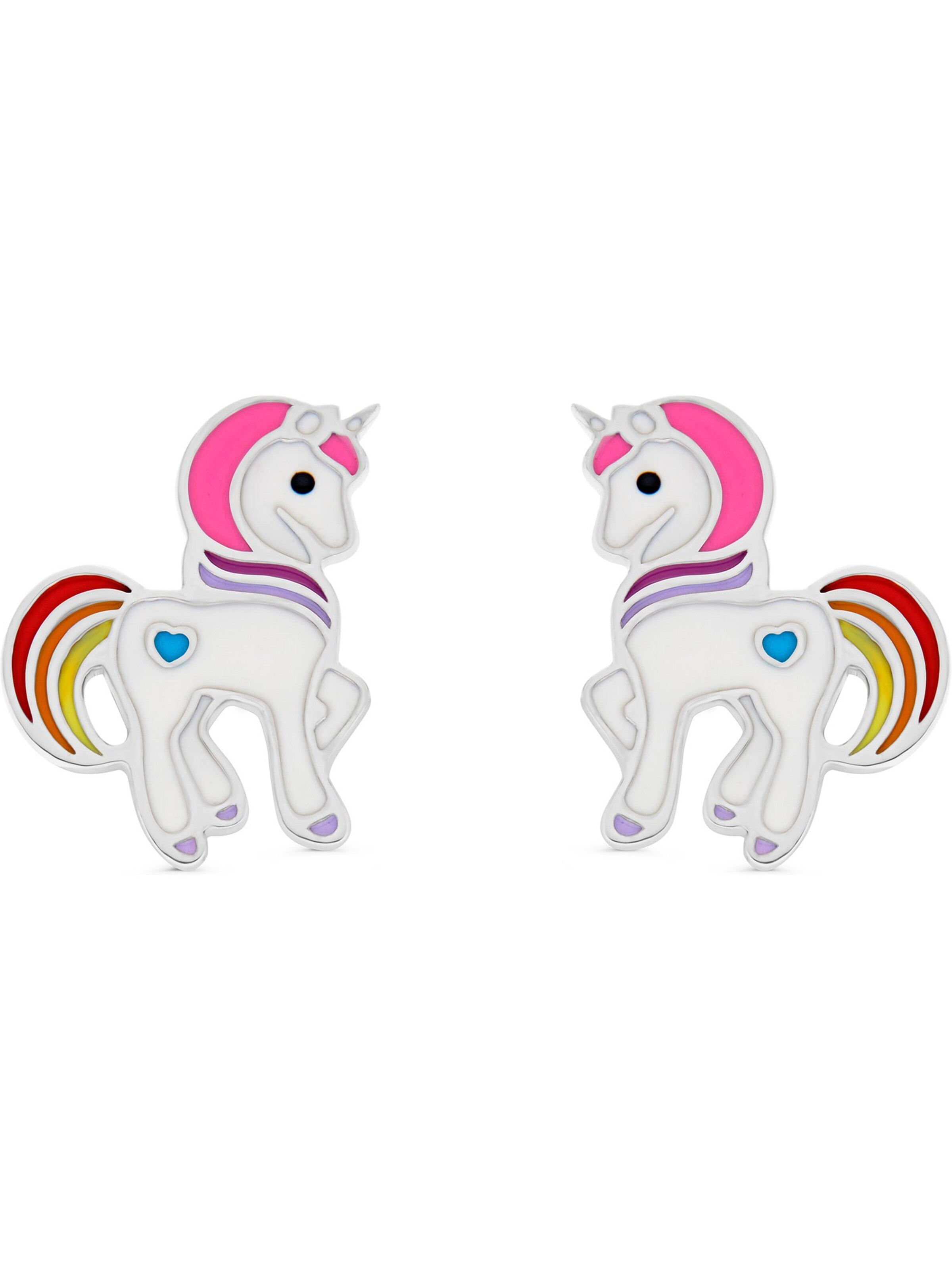 FAVS Earrings in Silver: front