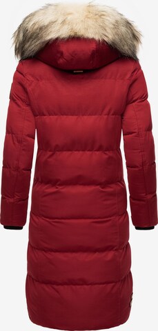 Cappotto invernale 'Schneesternchen' di MARIKOO in rosso