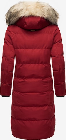 Palton de iarnă 'Schneesternchen' de la MARIKOO pe roșu