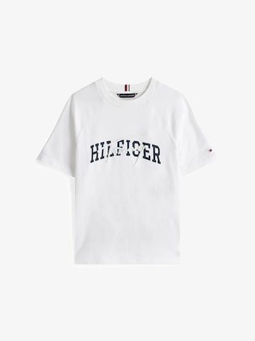 TOMMY HILFIGER Weste 'TOMMY HILFIGER' in Weiß: Vorderseite