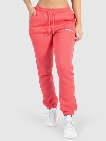 Smilodox Tapered Broek 'Cassandra' in Rood: voorkant