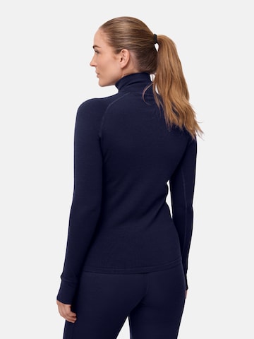 T-shirt fonctionnel 'Merino Halfzip' DANISH ENDURANCE en bleu