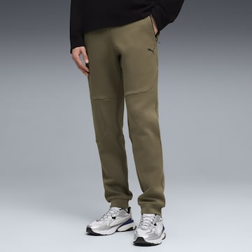 PUMA Tapered Broek 'PumaTech' in Groen: voorkant