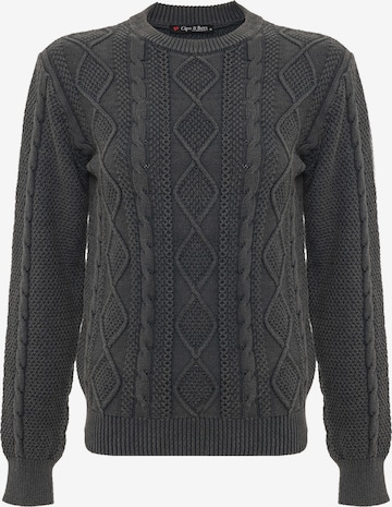Pull-over CIPO & BAXX en gris : devant