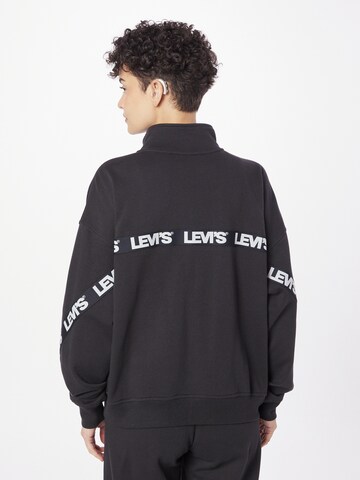 LEVI'S ® Sweatjacka 'GR Taped Flex Zip' i svart