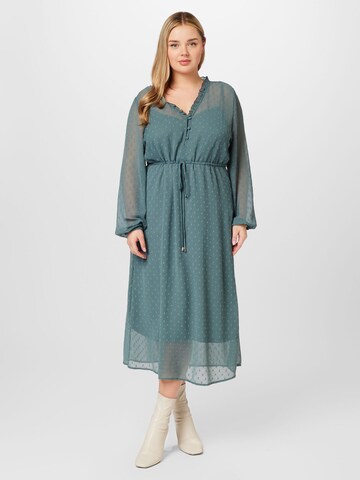 Robe-chemise 'Juliana' ABOUT YOU Curvy en vert : devant