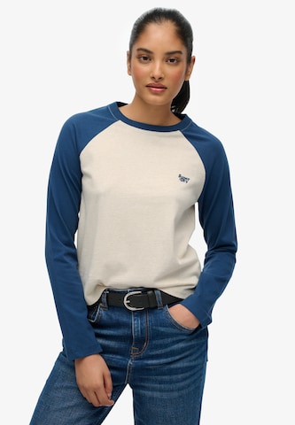 T-shirt Superdry en bleu : devant